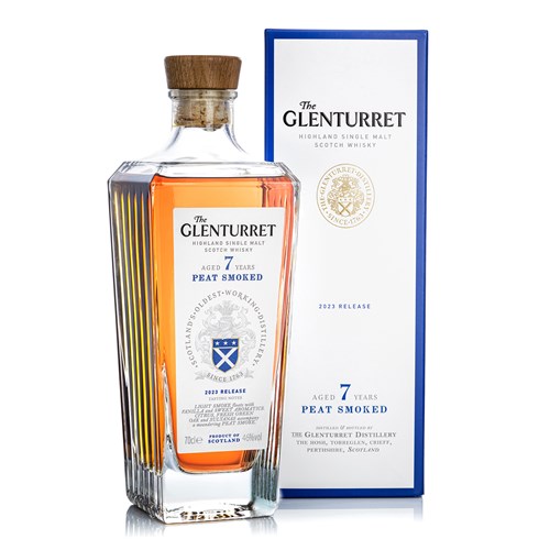 The Glenturret 7 Year Old Peat Smoked Single Malt Scotch Whisky 70cl